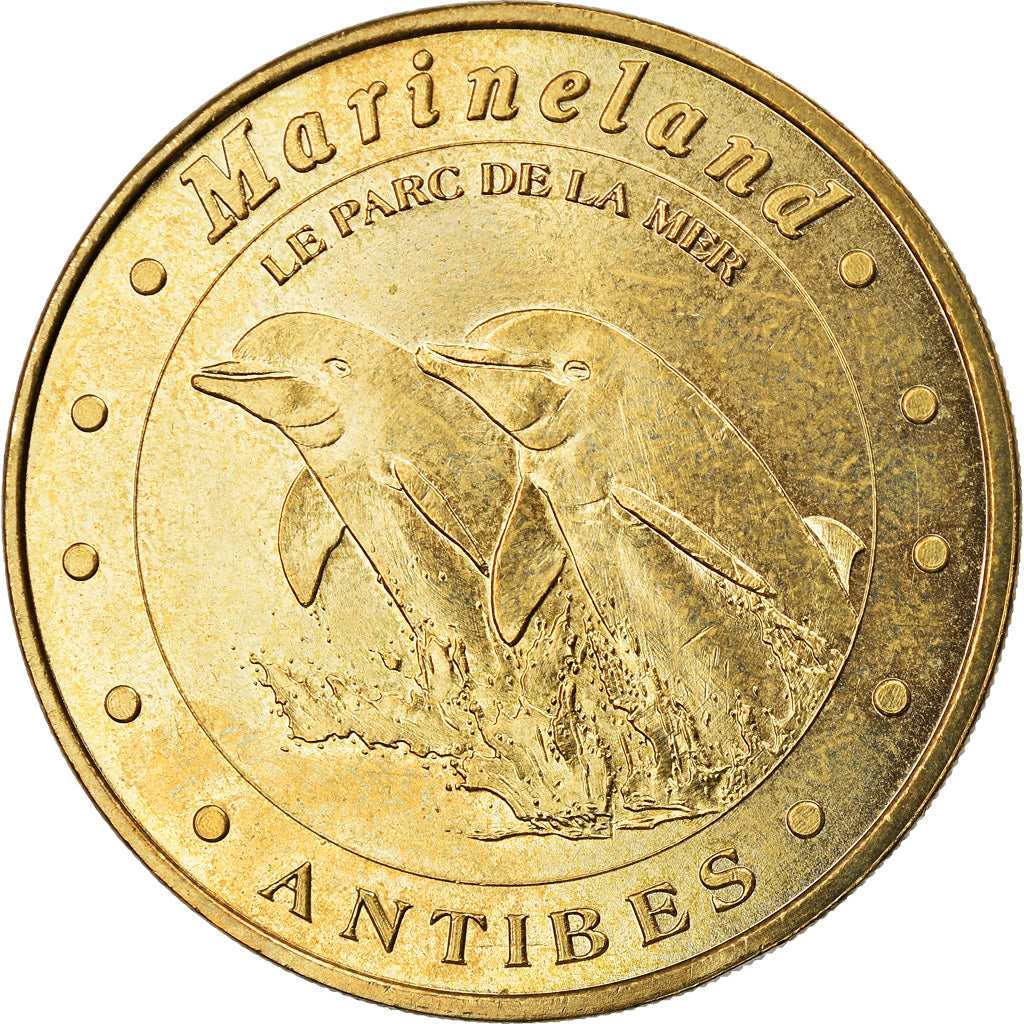 Frankreich, Token, Touristic token, 06/ Antibes - Marineland - Dauphins, Arts &