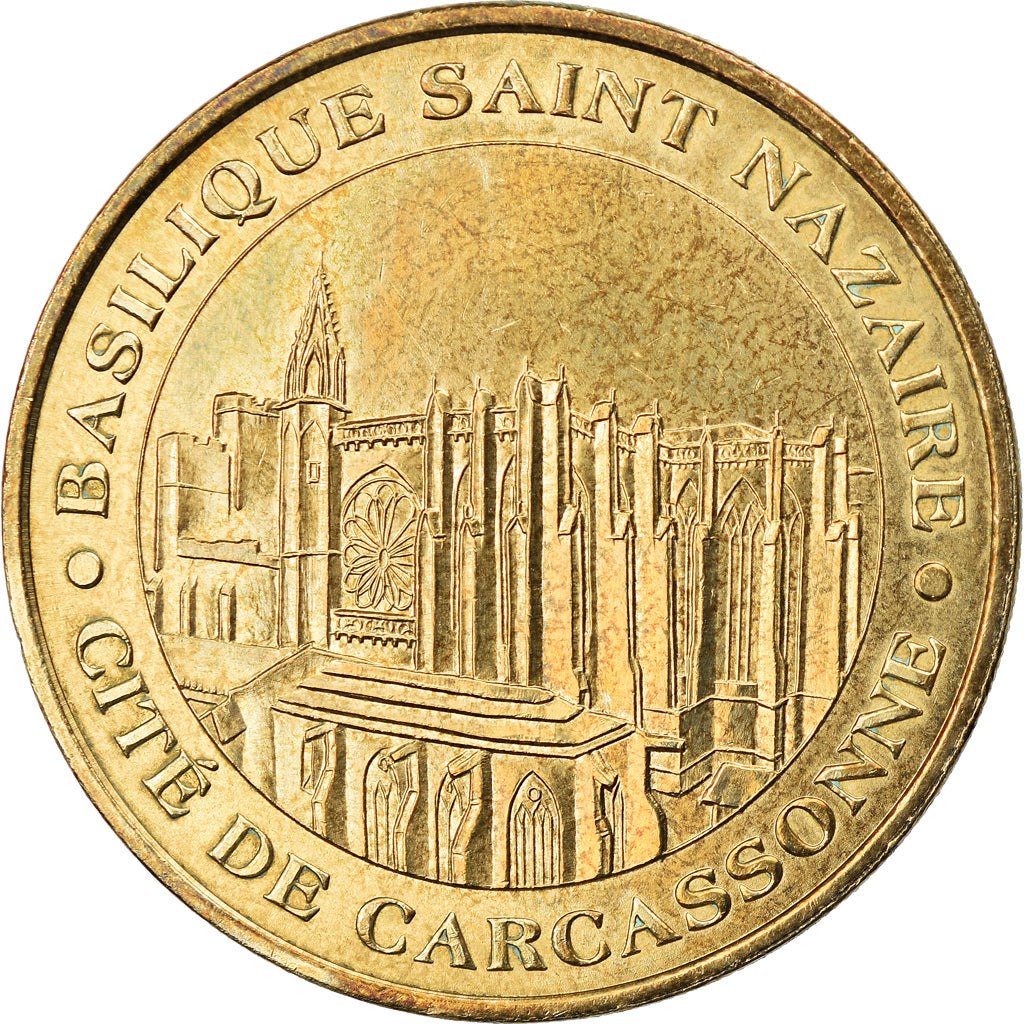 Francja, Token, Żeton turystyczny, Carcassonne - Basilique Saint-Nazaire n°1