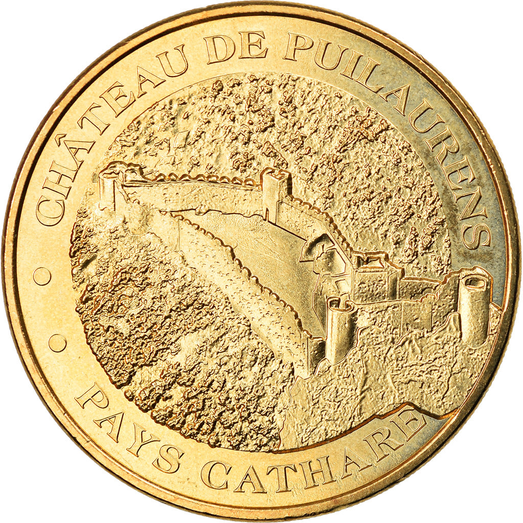 France, Token, Touristic token, 11/ Forteresse de Peyrepertus, Arts & Culture