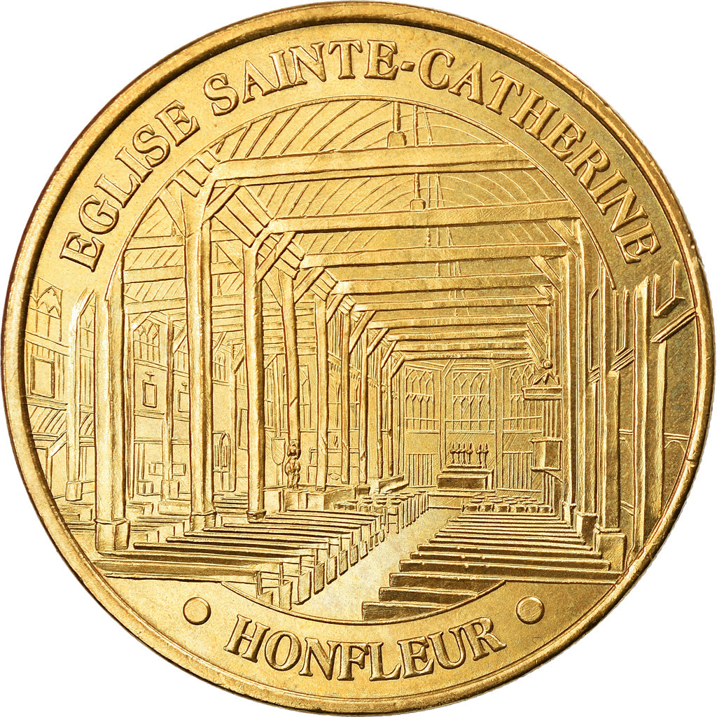 France, Token, Touristic token, Honfleur - Eglise Ste Catherine, Arts & Culture