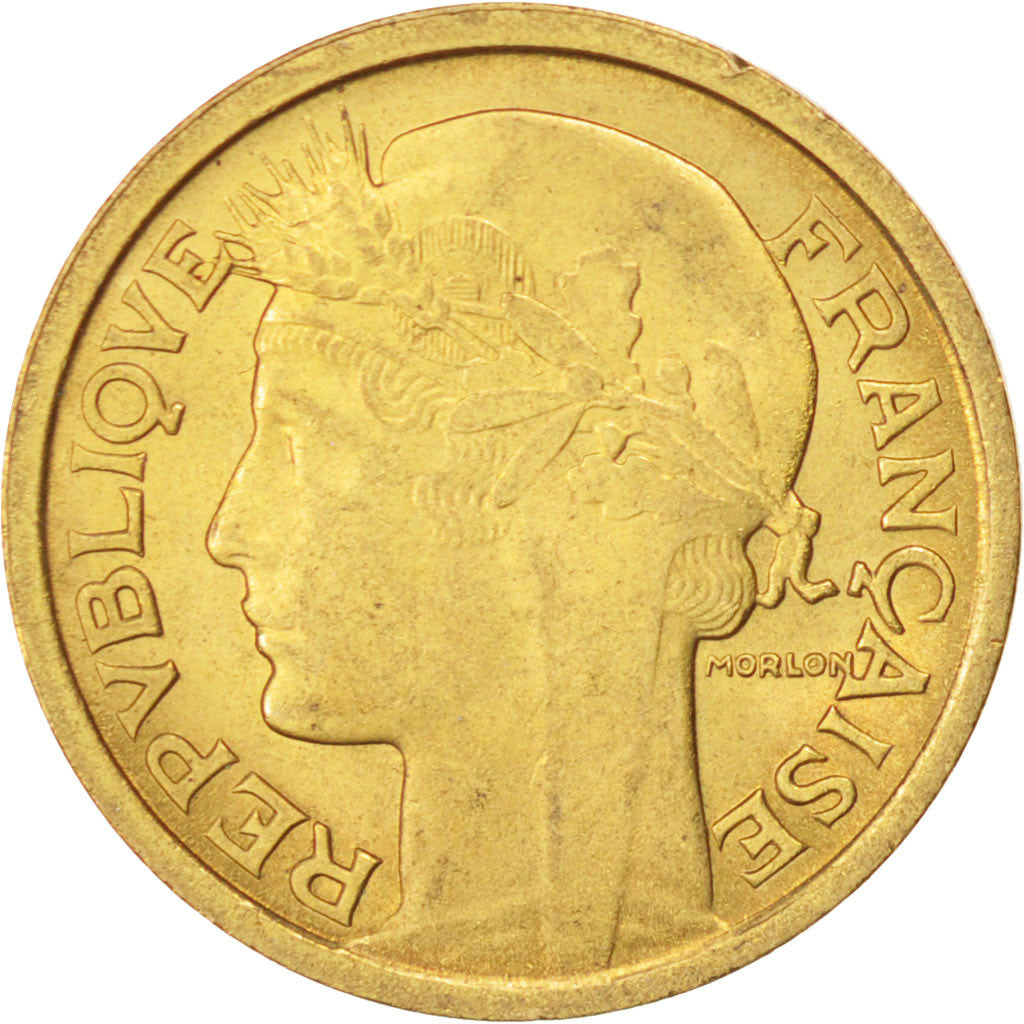 Coin, France, Morlon, Franc, 1939, MS(60-62), Aluminum-Bronze, KM:885
