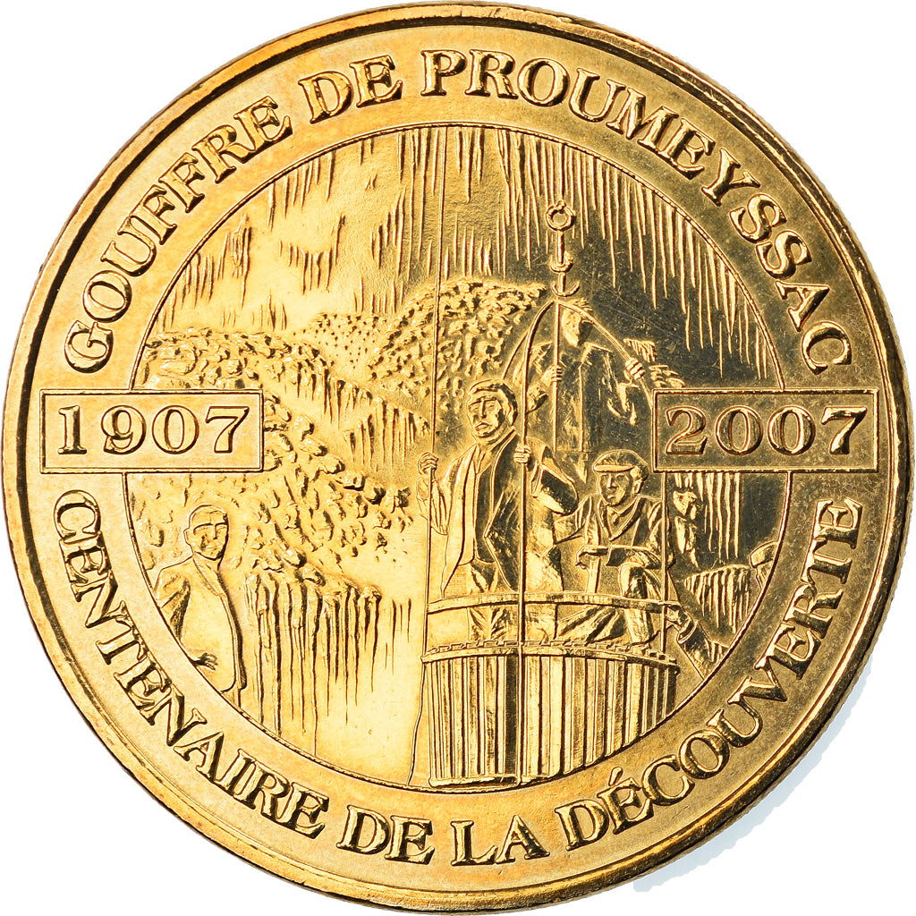 France, Jeton, Jeton Touristique, Audrix - Gouffre de Proumeyssac n°2, Arts &