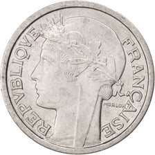 Coin, France, Morlon, Franc, 1948, Beaumont le Roger, MS(60-62), Aluminum