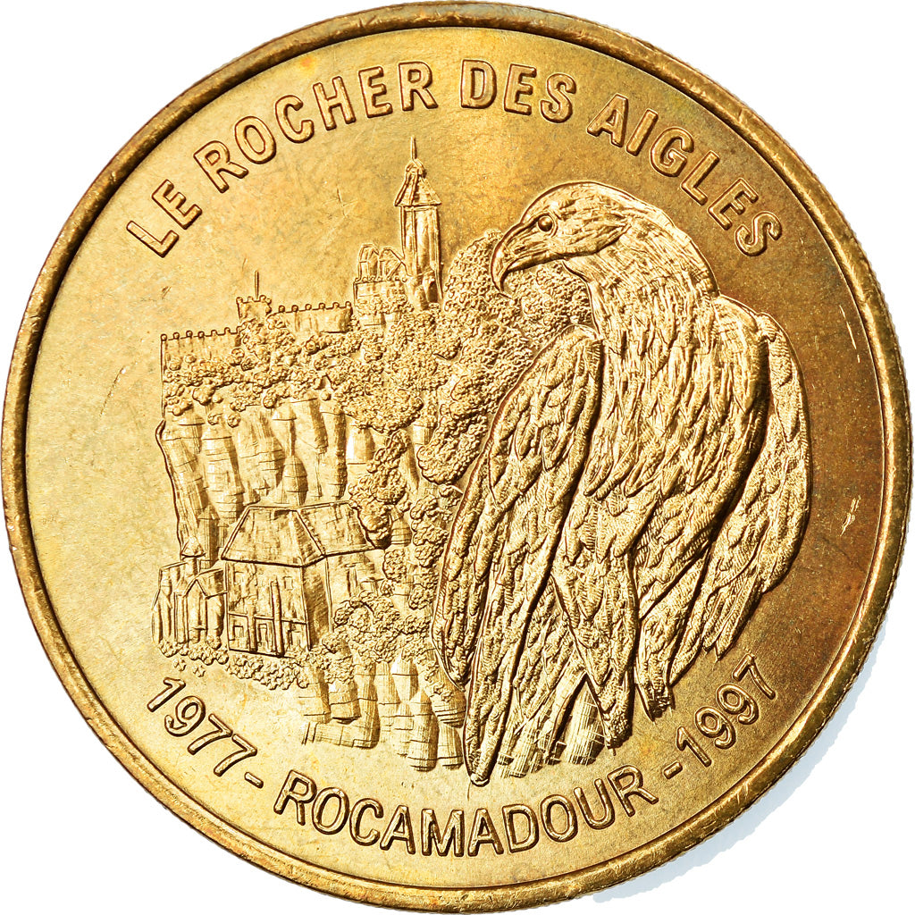Francia, Token, Jetón turístico, 46/ Rocher des Aigles - Rocamadour, Arts &