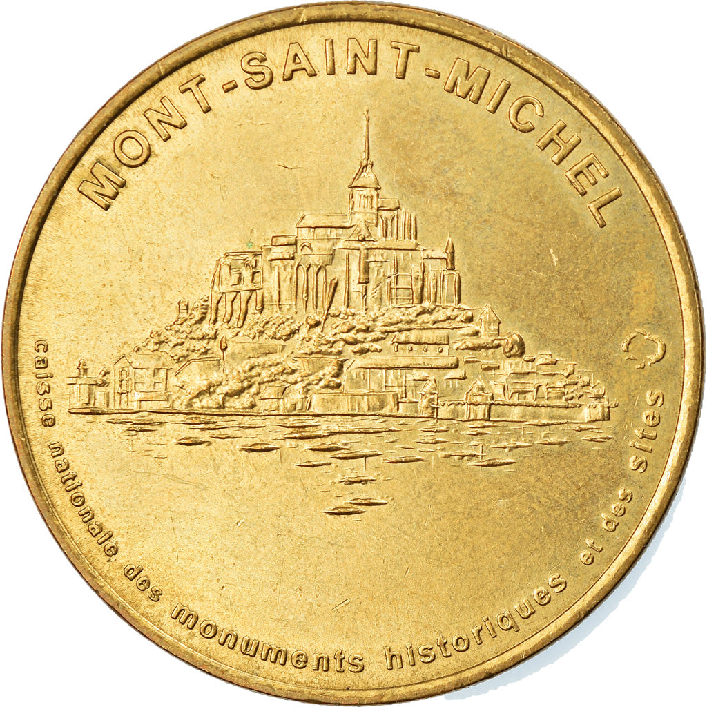Francia, Token, Jetón turístico, le Mont-Saint-Michel - Vue générale n°1