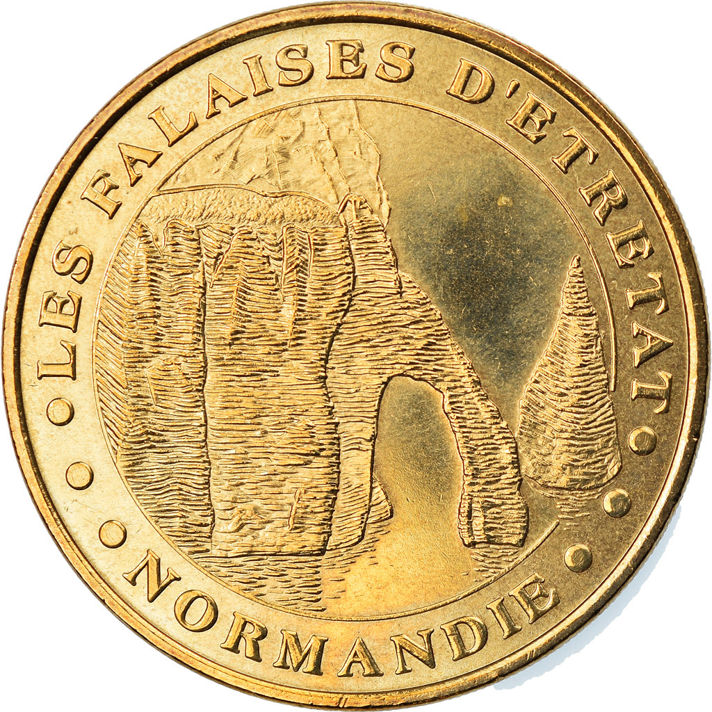Francja, Token, Żeton turystyczny, Etretat -  Les Falaises, Sztuka i Kultura
