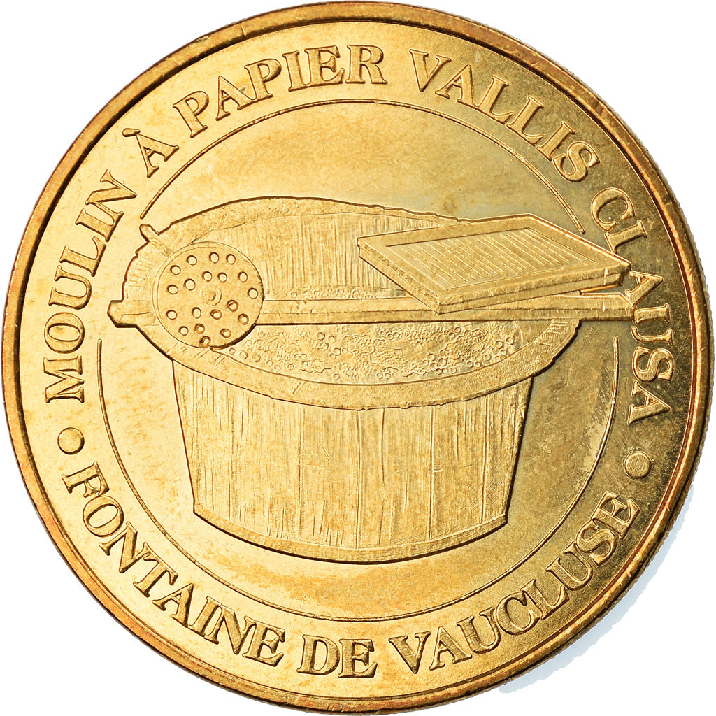 Francia, Token, Touristic token, Fontaine de Vaucluse - Moulin à papier n°2