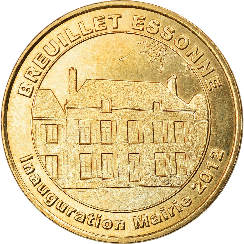 Francia, Token, Jetón turístico, Breuillet - Mairie - Inauguration, Arts &