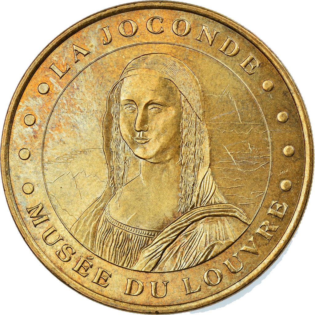 France, Token, Touristic token, Paris - Musée du Louvre n°2 - La Joconde, Arts