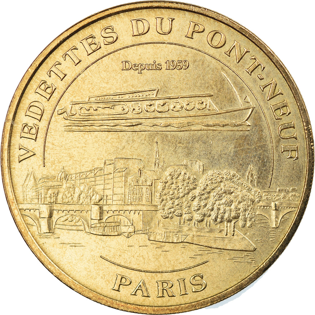 France, Jeton, Jeton Touristique, Paris - Vedettes du Pont Neuf n°2, Arts &