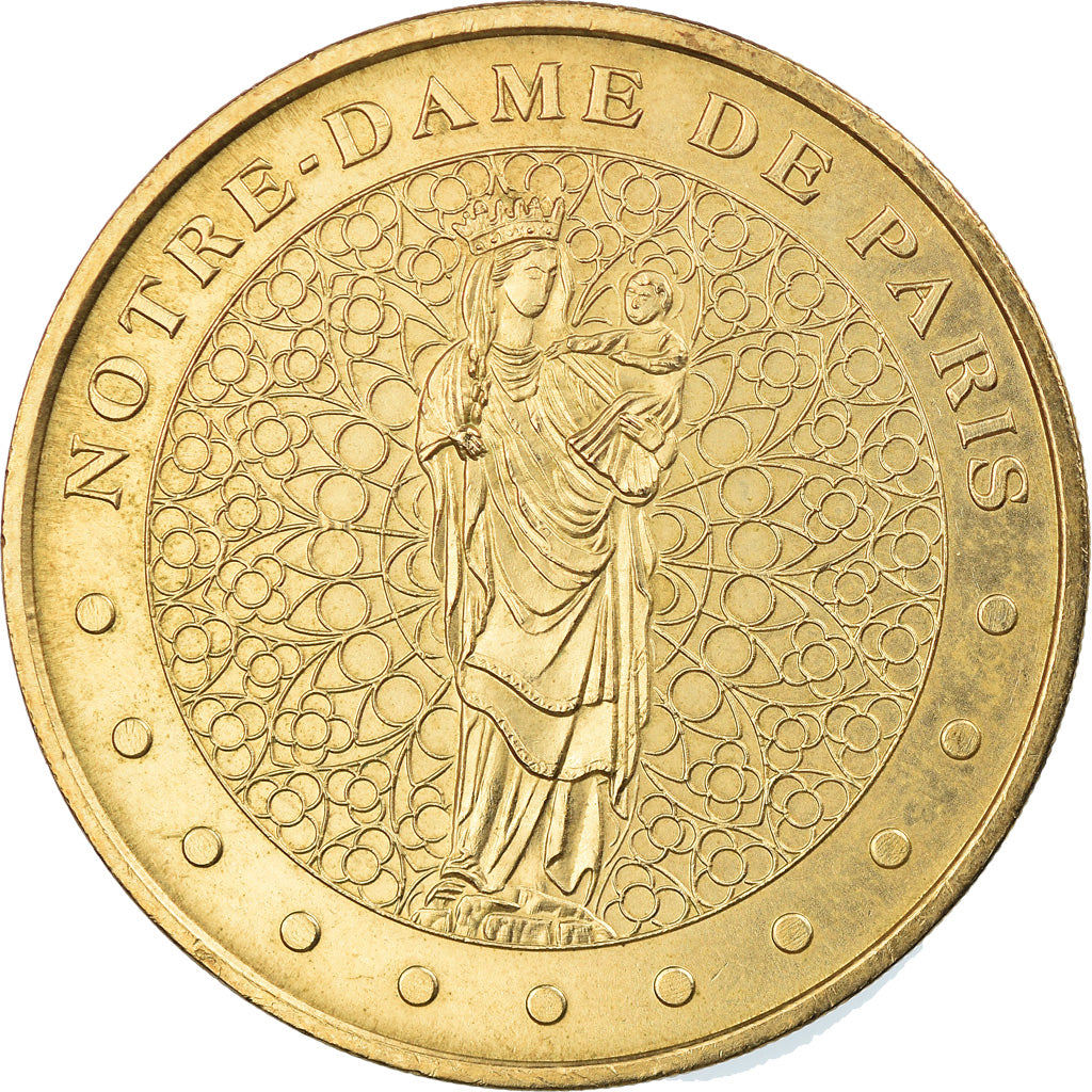 France, Token, Touristic token, Paris - Notre Dame - Vierge à l'enfant, Arts &