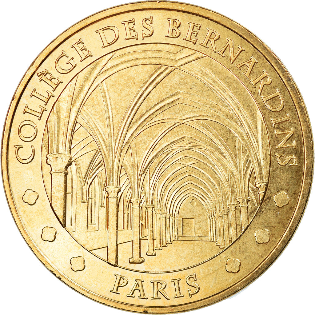 Francia, Token, Jetón turístico, Paris - Collège des Bernardins, Arts &