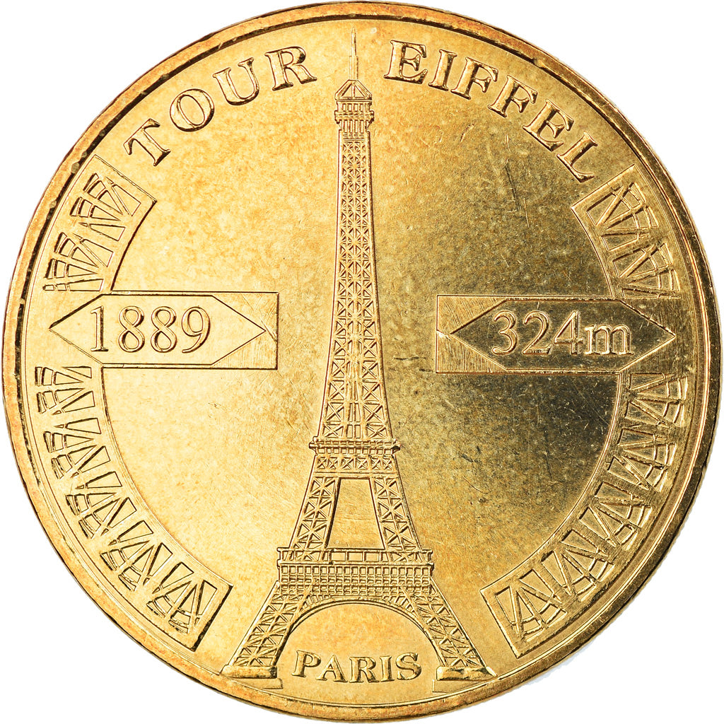 Francia, Token, Touristic token, Paris - Tour Eiffel n°4, Arts & Culture, 2008