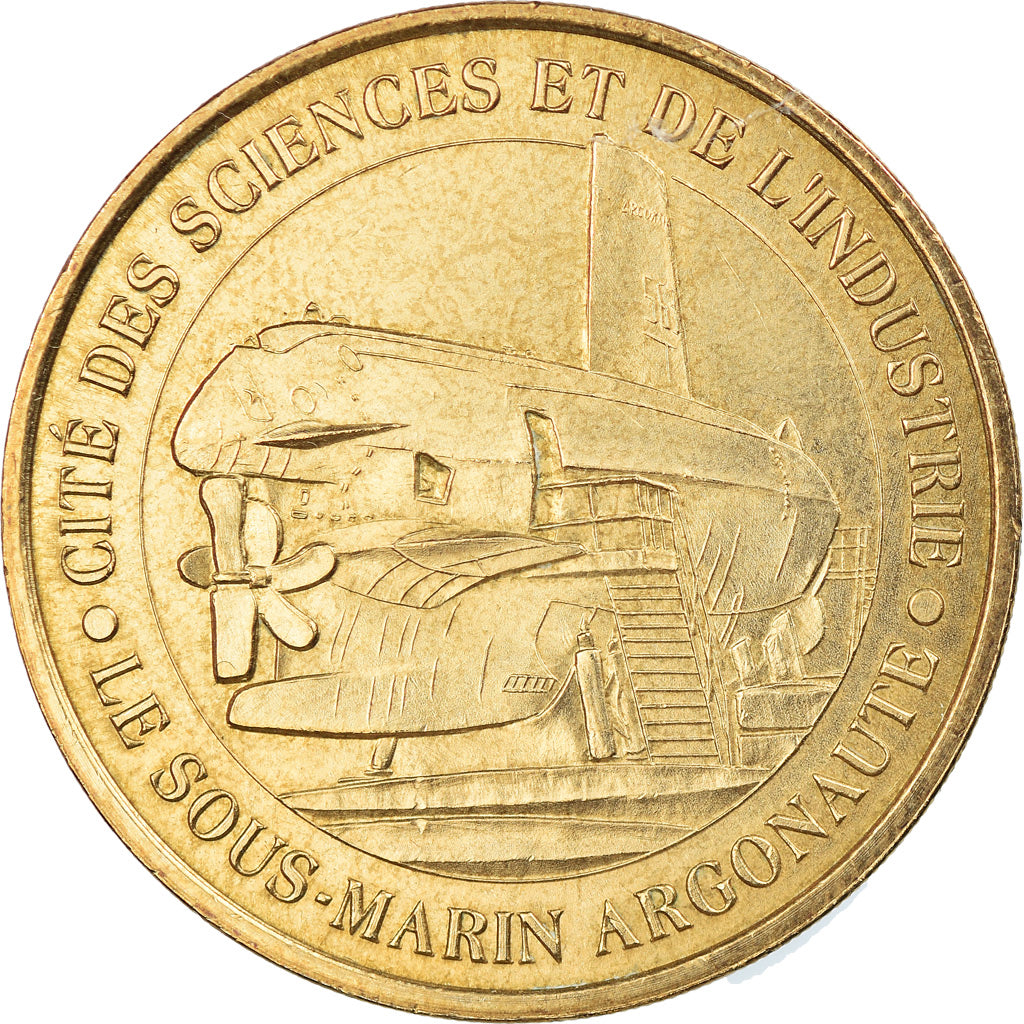 Francia, Token, Jetón turístico, Cité des Sciences n°2 - Le sous-marin