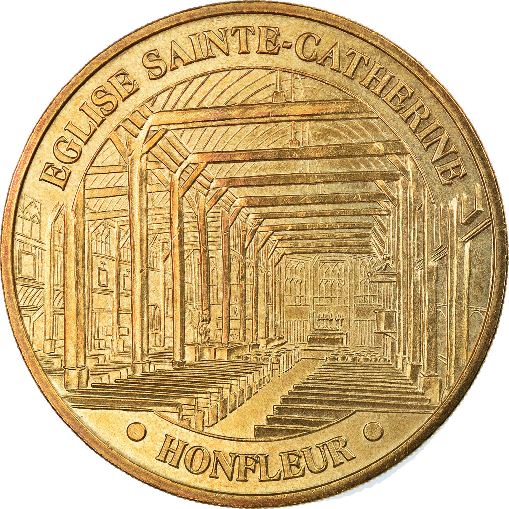 France, Token, Touristic token, Honfleur - Eglise Ste Catherine, Arts & Culture