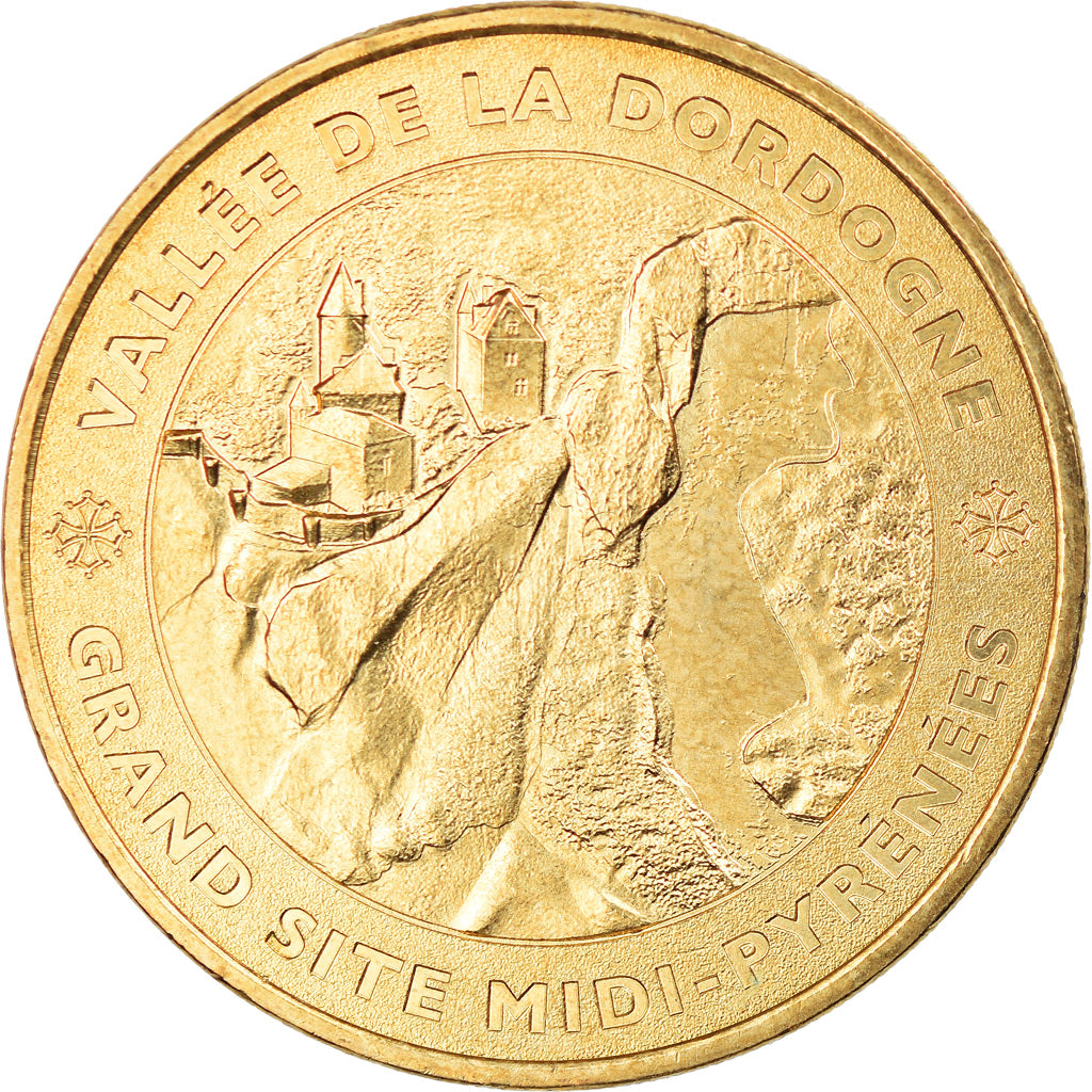 Francia, Token, Jetón turístico, 19/ Canal des Moines - Aubazine, Arts &