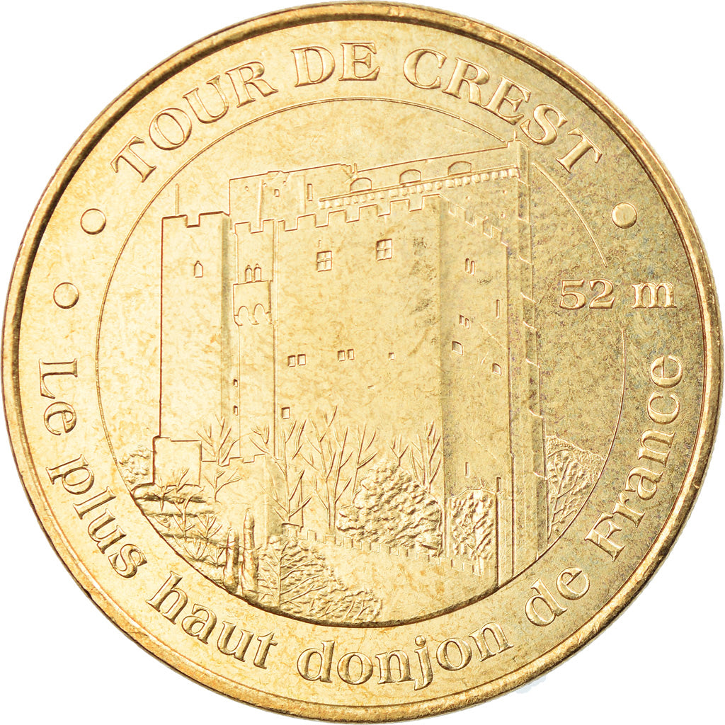 França, Token, Token turístico, Crest - Donjon n°1, Artes e Cultura, 2009