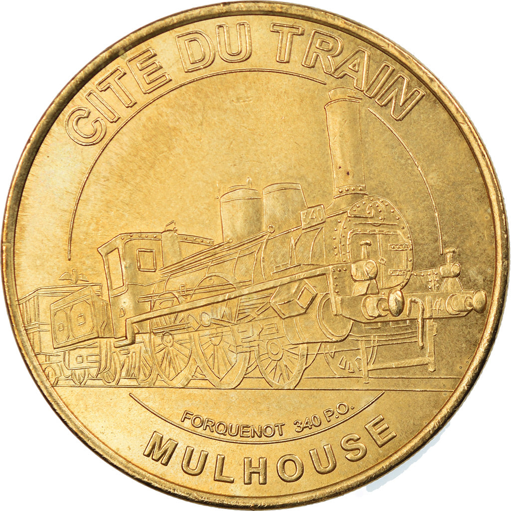 Francia, Token, Jetón turístico, Mulhouse - Cité du Train n°1, Arts &