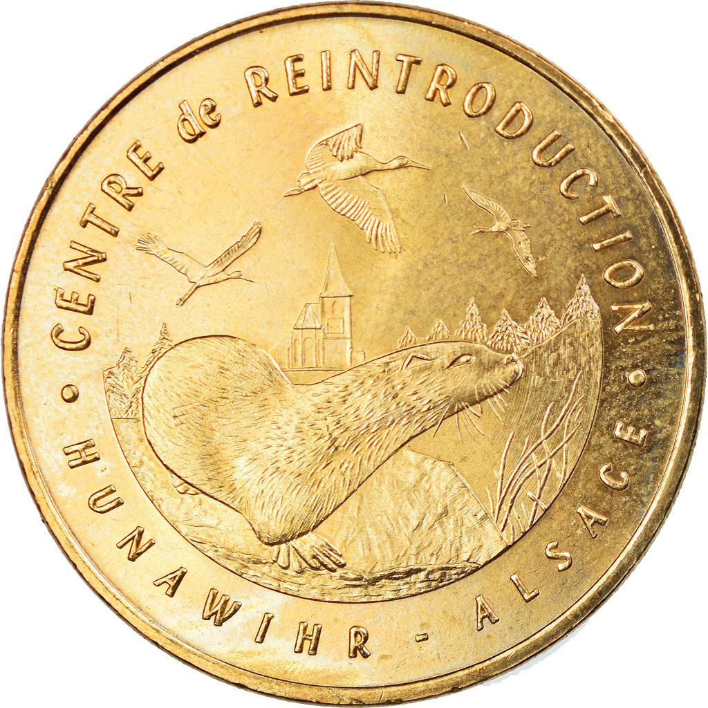 Francia, Token, Jetón turístico, Hunawihr - Centre de réintroduction n° 3