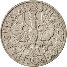 POLAND, 50 Groszy, 1923, KM #13, EF(40-45), Nickel, 23, 4.98