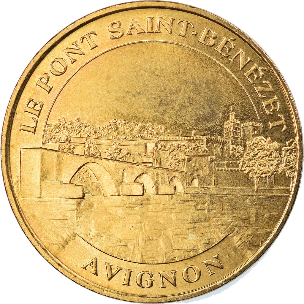 Francia, Token, Jetón turístico, Avignon - Pont de Saint-Benezet, Arts &