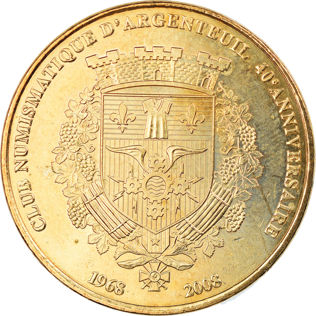 Francia, Token, Jetón turístico, Argenteuil - 40ème anniversaire du club
