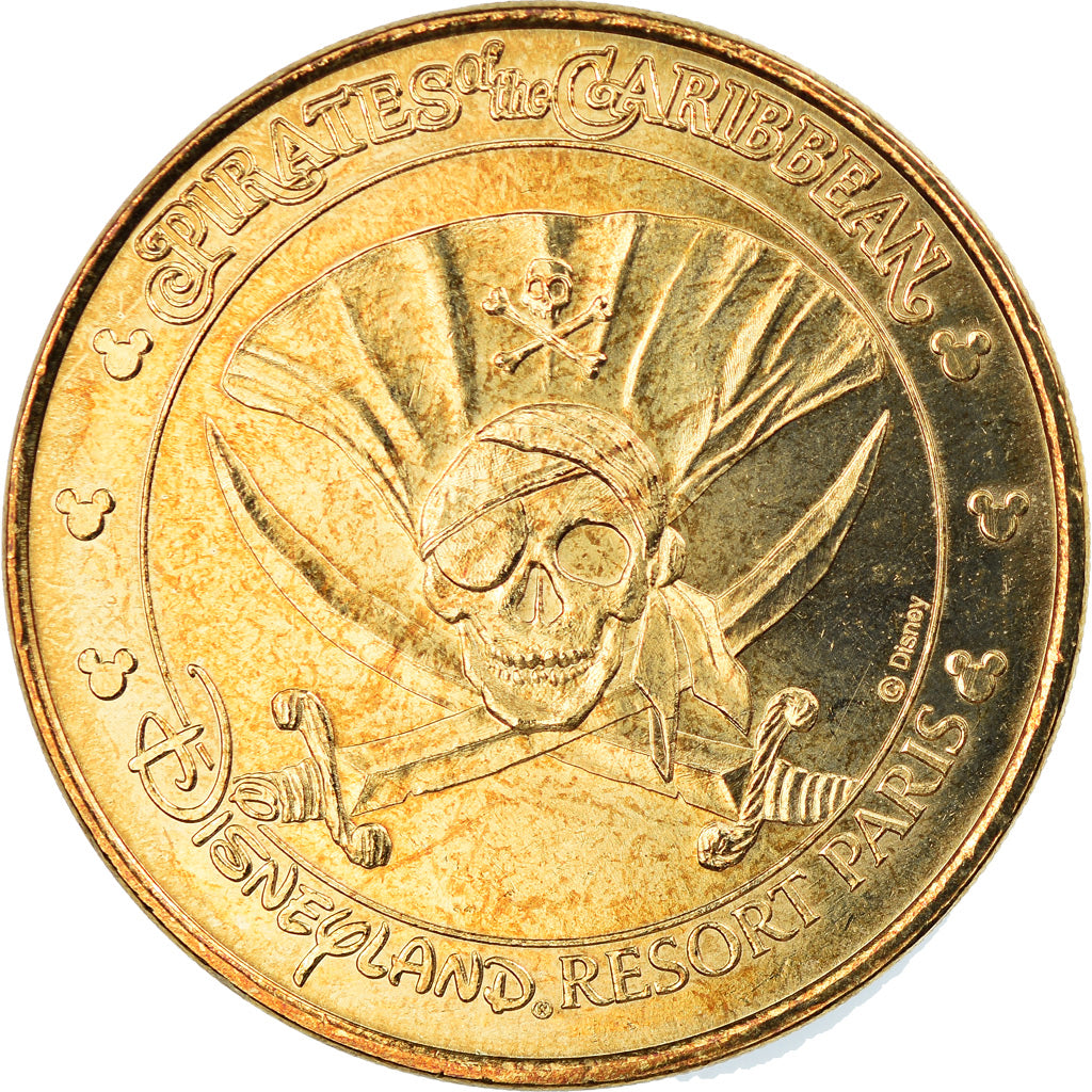 Francia, Token, Jetón turístico, Disneyland - n°14 - Pirates of the