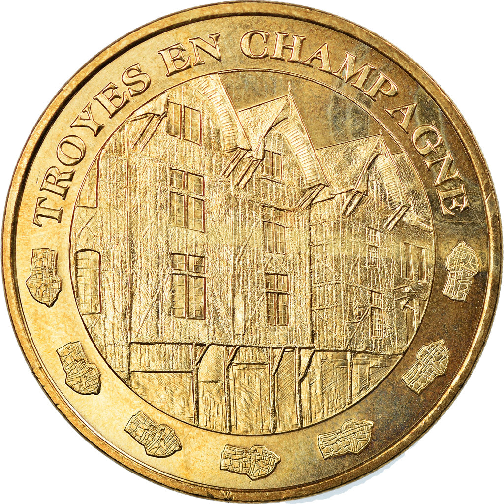 Francja, Token, Żeton turystyczny, Troyes en Champagne - n°1, Sztuka i