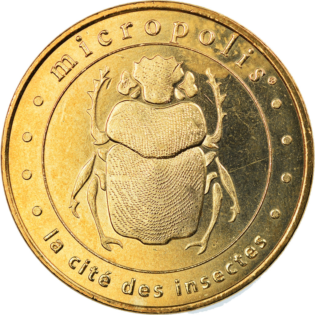 Francia, Token, Jetón turístico, Saint-Léons - Micropolis n°1 - scarabée