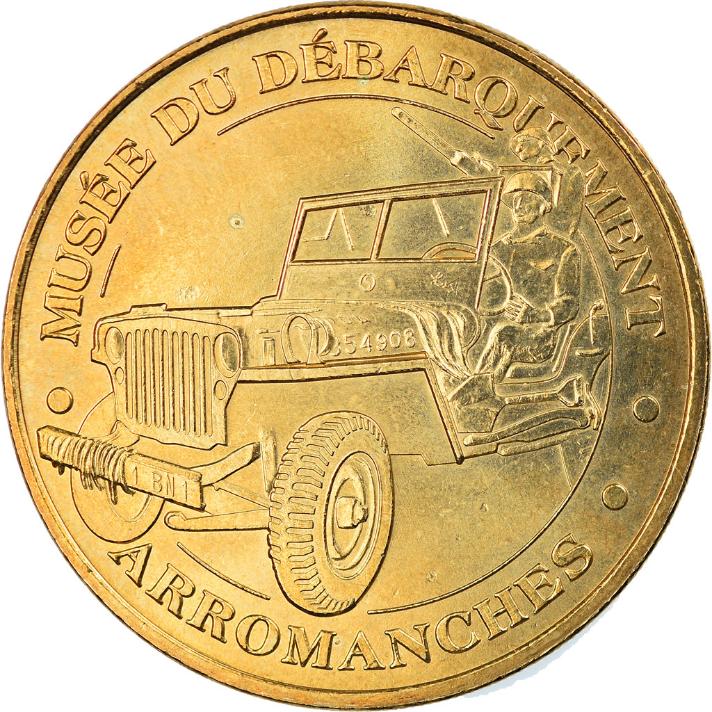 Francia, Token, Jetón turístico, Arromanches - Musée du Débarquement n°4