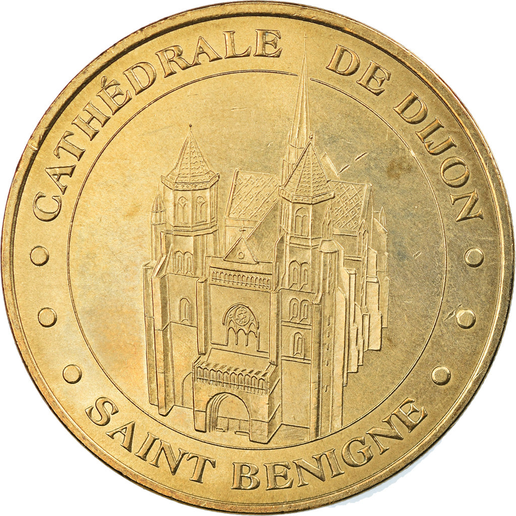 França, Token, Token turístico, Dijon - Cathédrale Saint-Benigne, Artes e