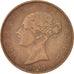 Great Britain, 1/2 Penny, 1841, KM #726, VF(20-25), Copper, 9.38