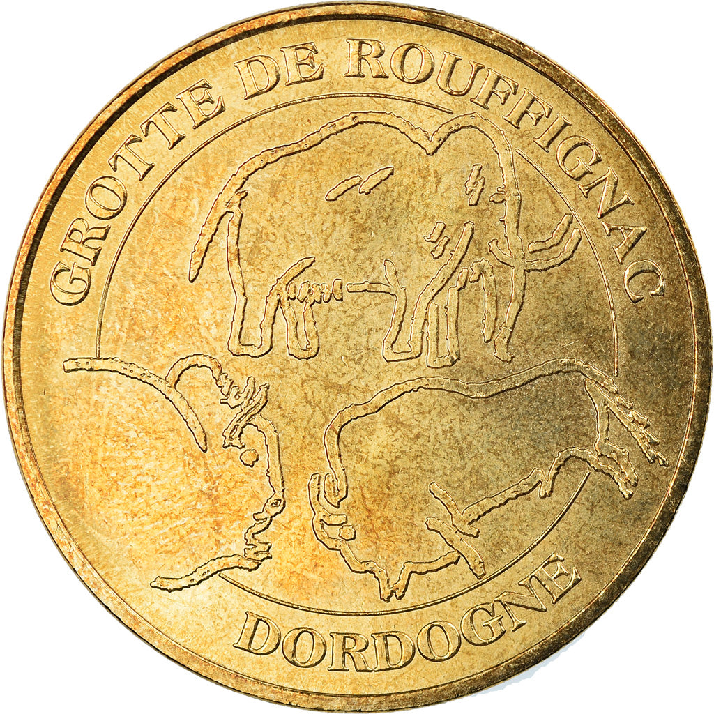 Francia, Token, Jetón turístico, Rouffignac - La Grotte n°3, Arts & Culture