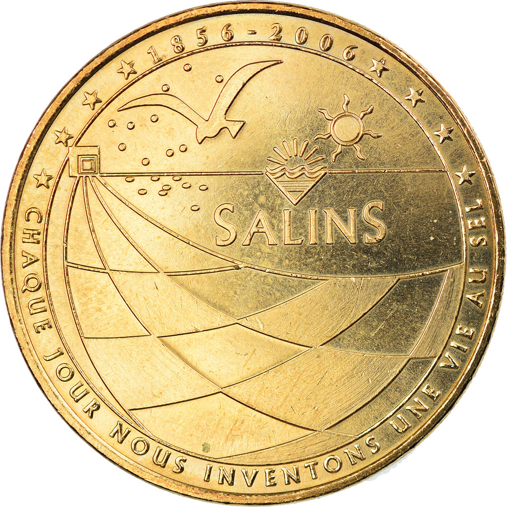 Francia, Token, Jetón turístico, Aigues-Mortes - Les salins n°1, Arts &