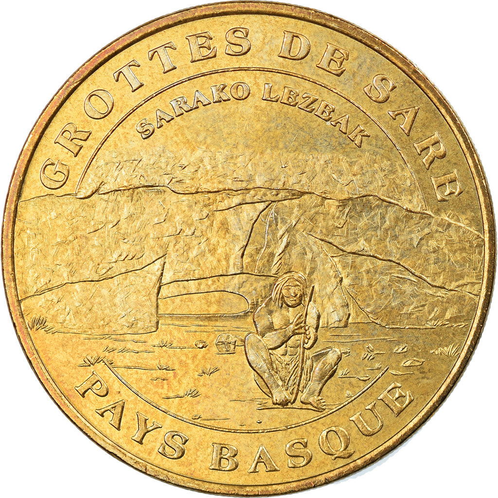 Francia, Token, Jetón turístico, Sare - Grottes de Sare Sarako Lezeak, Arts &