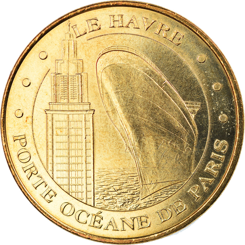 Francia, Token, Jetón turístico, Le Havre, Porte Océane, Arts & Culture
