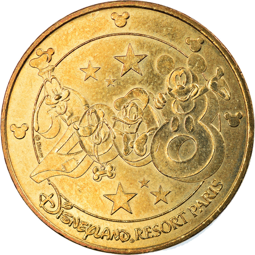 Frankrijk, Token, Toeristisch fiche, Disneyland n°15 - Mickey 2008, Arts &