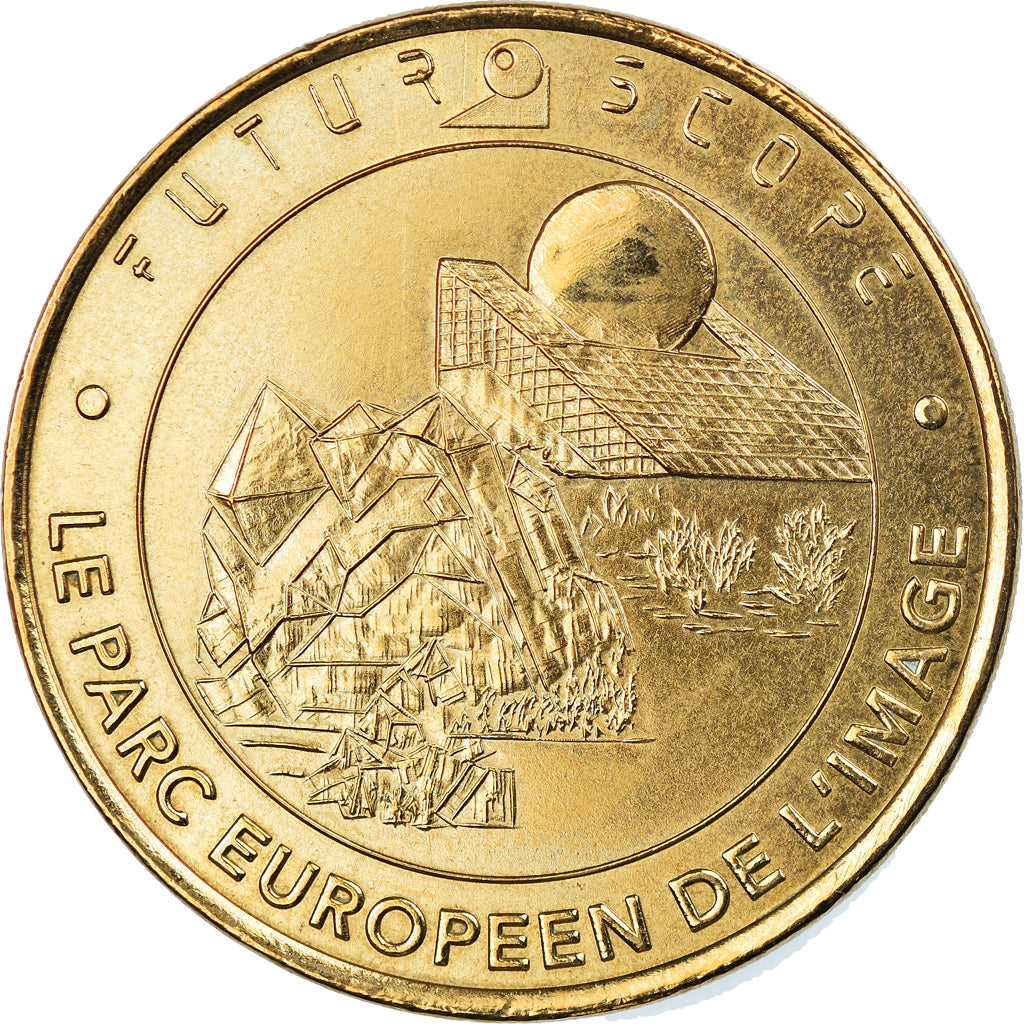 Francia, Token, Jetón turístico, Jaunay-Clan  Futuroscope n°1, Arts &