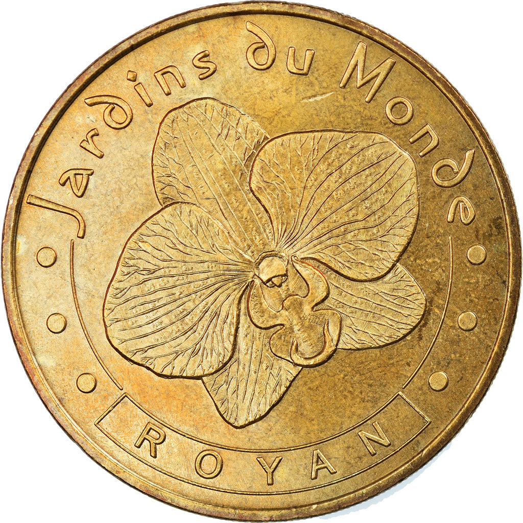 Francia, Token, Jetón turístico, Royan - Jardins du monde n°1, Arts &