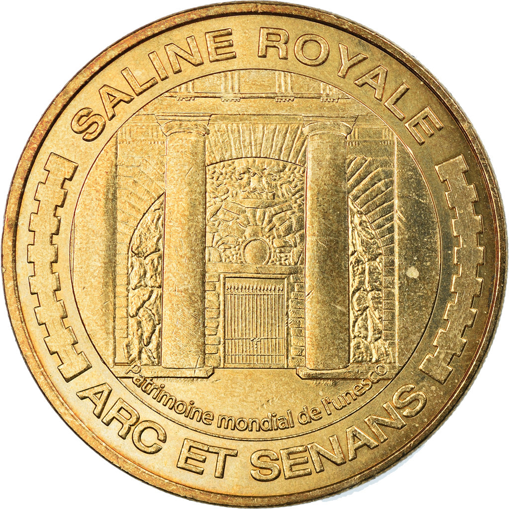 Francia, Token, Jetón turístico, Arc et Senans - Saline royale n°3, Arts &