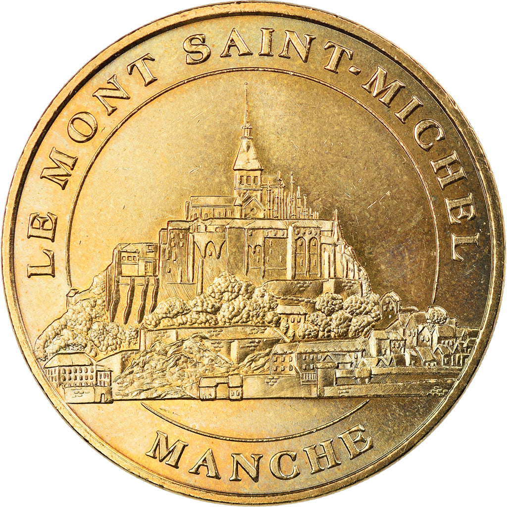 France, Token, Touristic token, Le-Mont-Saint-Michel - vue générale n°2, Arts