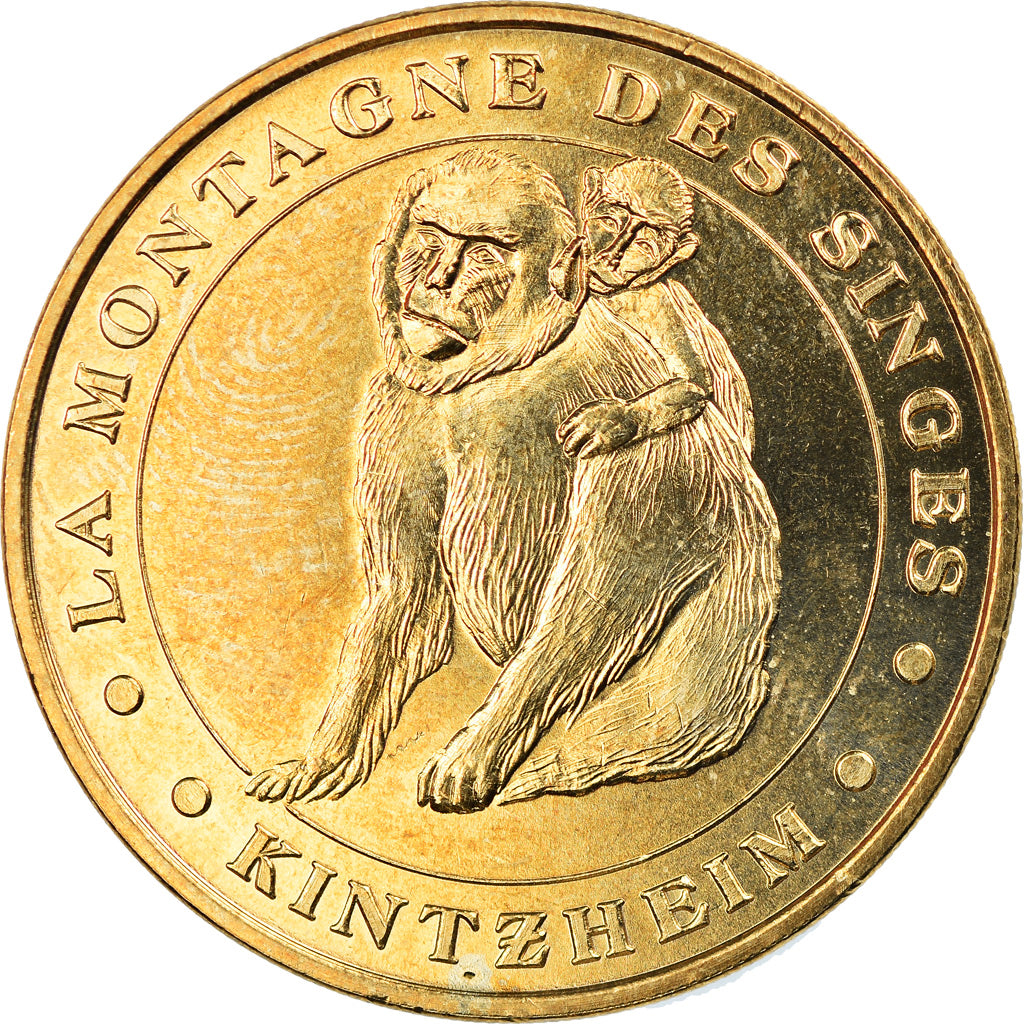 Francia, Token, Jetón turístico, Kintzheim -  Montagne des Singes n°2, Arts &
