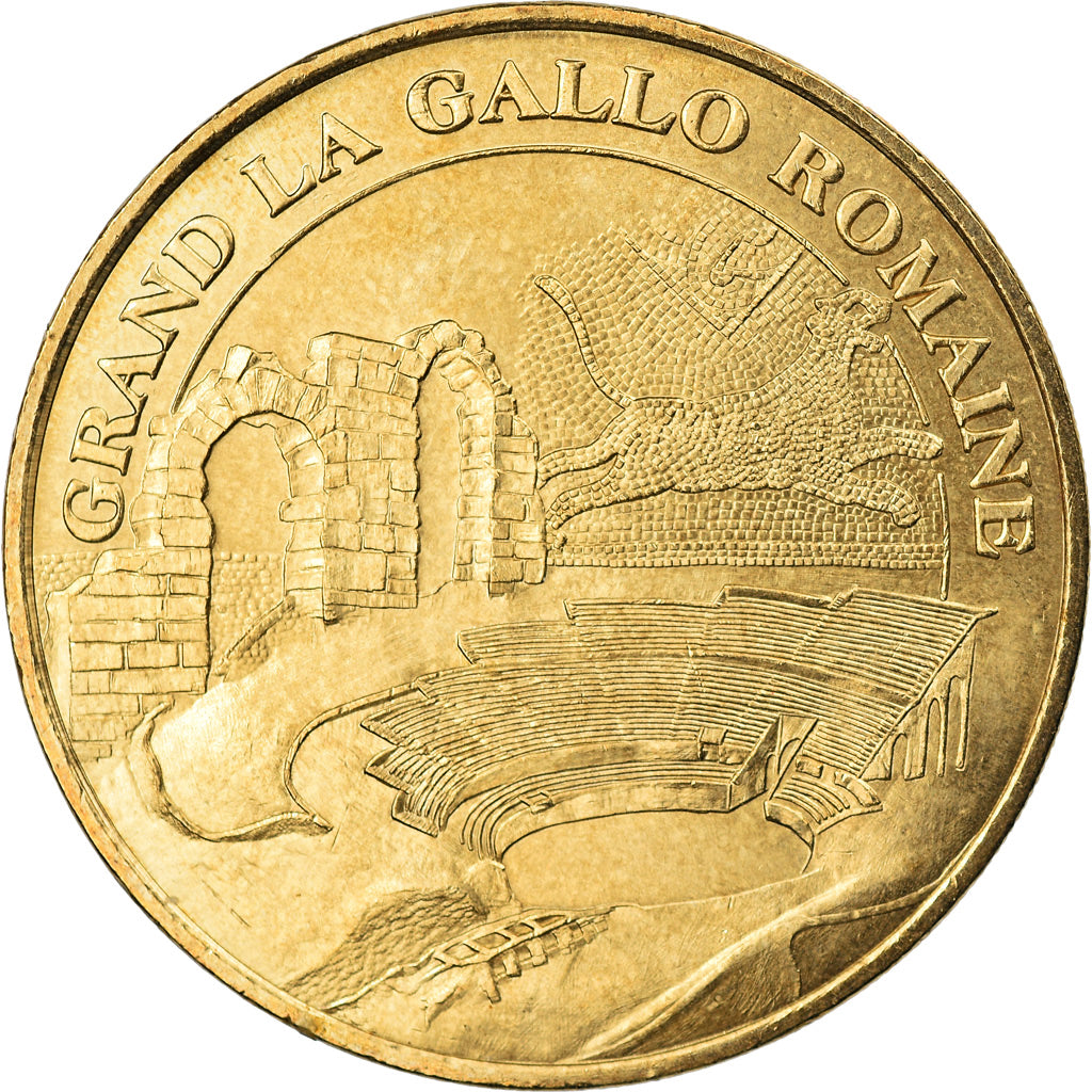 Francia, Token, Jetón turístico, Grand - La gallo romaine, Arts & Culture
