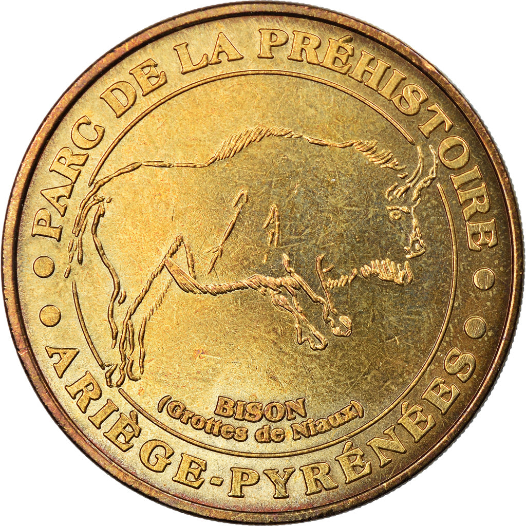 France, Token, Touristic token, Tarascon - Parc préhistoire - Bison, Arts &