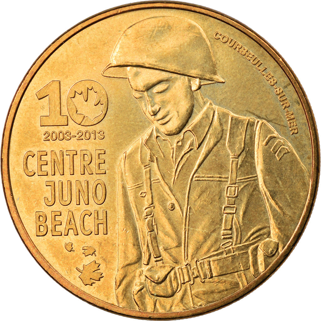 France, Token, Touristic token, Courseulles-sur-Mer - Centre Juno Beach n°2