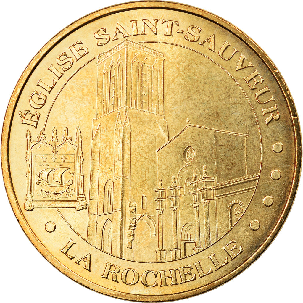 Francia, Token, Jetón turístico, La Rochelle - Eglise Saint-Sauveur, Arts &