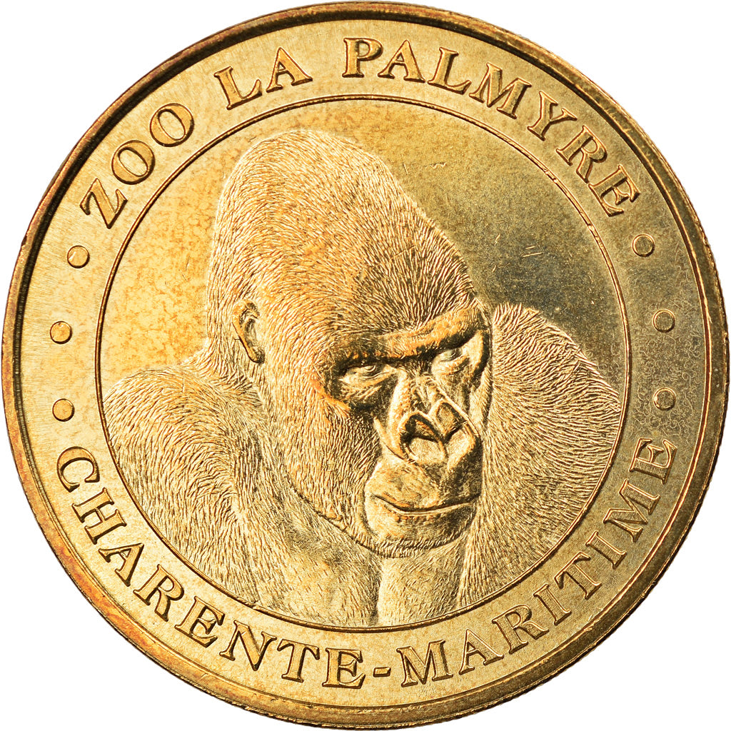 Francia, Token, Jetón turístico, 17/ Zoo de la Palmyre - Gorille, Arts &