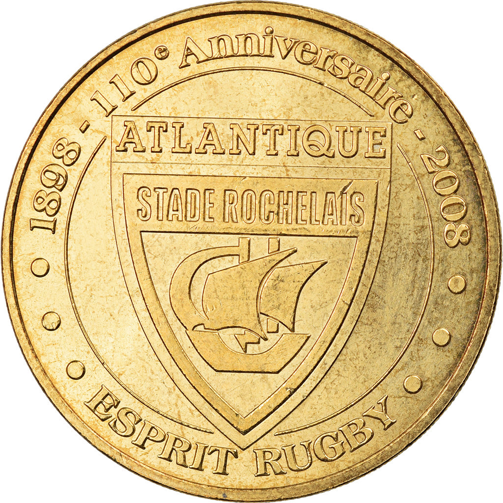 Francia, Token, Jetón turístico, La Rochelle - Esprit Rugby, Arts & Culture