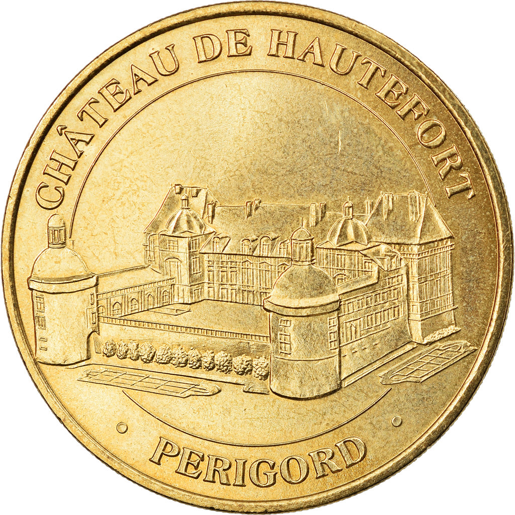 Francia, Token, Jetón turístico, 24/ Château de Hautefort, Arts & Culture