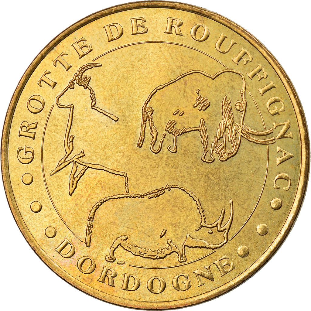 Francia, Token, Jetón turístico, Rouffignac - La Grotte n°1, Arts & Culture